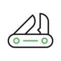 Penknife icon vector image.
