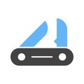 Penknife icon vector image.