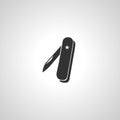 penknife simple icon. army knife icon