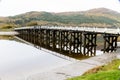 Penmaenpool toll bridge, evening