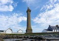 Eckmuhl ligthhouse in Penmarch on the coast of Brittany Royalty Free Stock Photo