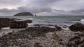 Penmon Lighthouse Angelsey North Wales Royalty Free Stock Photo