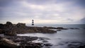 Penmon Lighthouse Angelsey North Wales Royalty Free Stock Photo