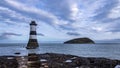 Penmon Lighthouse Angelsey North Wales Royalty Free Stock Photo