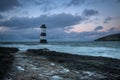 Penmon Lighthouse at Sunset, Anglesey