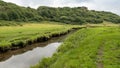 Pennard Castle, Three Cliffs Bay, Wales UK Royalty Free Stock Photo