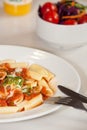 Penne al arabiata Royalty Free Stock Photo