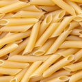 Penne lisce macaroni - italian pasta background Royalty Free Stock Photo