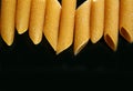 Penne pasta close up