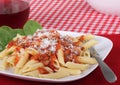 Penne Pasta Meal Royalty Free Stock Photo