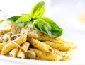 Penne Pasta with Pesto Sauce