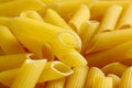 Penne rigate pasta Royalty Free Stock Photo