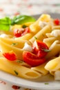 Penne Tricolore Royalty Free Stock Photo