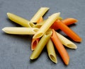 Penne Tricolore Pasta Royalty Free Stock Photo