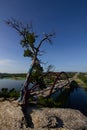 Pennebacker Bridge overlooking Lake Austin in Austin Texas