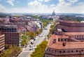 Pennsylvania Avenue and US Capitol view from above Royalty Free Stock Photo