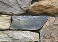 Pennsylvania Bluestone Block in a Stone Wall