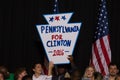 Pennsylvania for Clinton 2016 sign