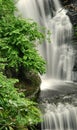 Pennsylvania Forest Waterfall - Delaware Water Gap Royalty Free Stock Photo