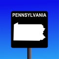 Pennsylvania highway sign