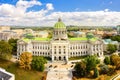 Pennsylvania State Capitol, in Harrisburg on a sunny day. Royalty Free Stock Photo