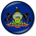 Pennsylvania State Flag Button