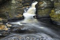 Pennsylvania Waterfall Movement Royalty Free Stock Photo