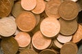 Penny and 2 pence coins Royalty Free Stock Photo