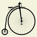 Penny-Farthing Bicycle Vector 01 Royalty Free Stock Photo