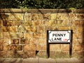 Penny Lane in Liverpool