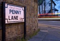 Penny Lane in Liverpool Royalty Free Stock Photo