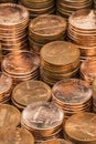 Penny Stacks Royalty Free Stock Photo