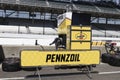 Pennzoil logo on IndyCar sponsored equipment. Pennzoil is part of Shell plc