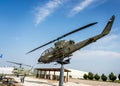 Bell AH-1F Cobra helicopter at the Colonel Leo Sidney Boston War Memorial Park in Fremont County Airport, Colorado Royalty Free Stock Photo