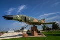 McDonnell Douglas F-4C Phantom II supersonic jet interceptor at the Colonel Leo Sidney Boston War Memorial Park in Fremont County