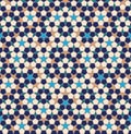 Penrose tiling Arabic Mosaic seamless pattern