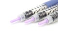 Pens for insulin injections Royalty Free Stock Photo