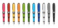 Pens and pencils Royalty Free Stock Photo