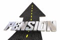 Pension Account Investment Wealth Money Growth Rising Up Arrow 3d Illustration