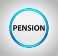 Pension Round Blue Push Button Royalty Free Stock Photo