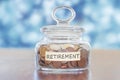 Pension savings Royalty Free Stock Photo