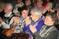 Pensioners - the audience of the charity concert