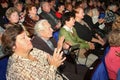 Pensioners - the audience of the charity concert