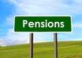 Pensions Sign Royalty Free Stock Photo
