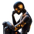 Pensive Android Royalty Free Stock Photo