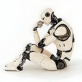 Pensive Android Royalty Free Stock Photo