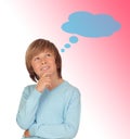 Pensive preteen boy Royalty Free Stock Photo