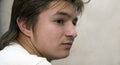 Pensive sadness teenager man Royalty Free Stock Photo