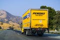 Penske rented truck Royalty Free Stock Photo