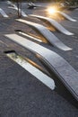 The Pentagon Memorial features 184 empty benches